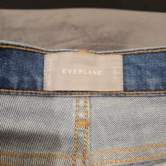 Everlane Ankle Cropped Light Wash Jeans Size 27 - Picture 5 of 9